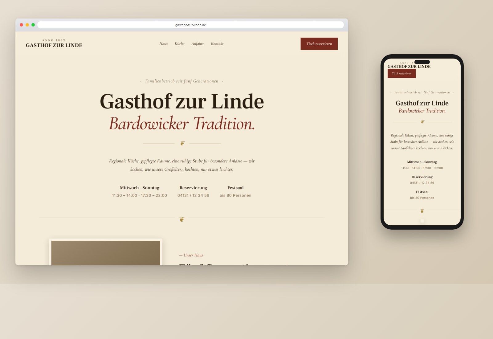 Klassisch Tradition Mockup